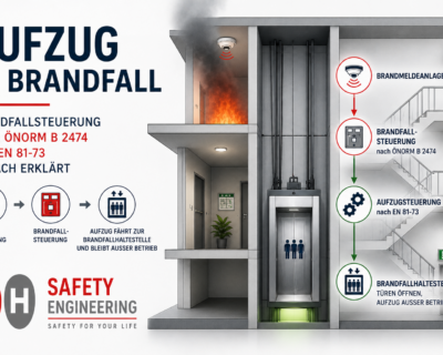 Aufzug im Brandfall – Brandfallsteuerung nach ÖNORM B 2474 und EN 81-73 einfach erklärt