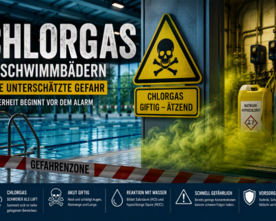 Chlorgas in Schwimmbädern: Wenn aus sicherer Wasseraufbereitung eine ernste Gefahr wird