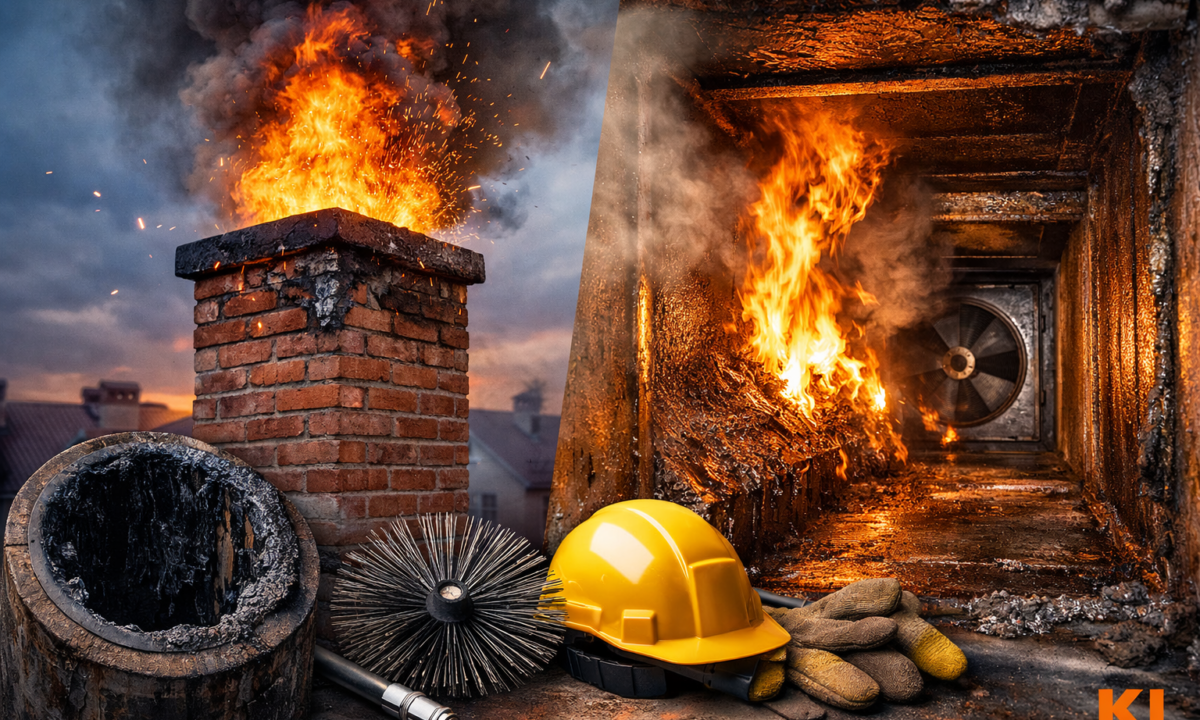 Warum Kamine und Lüftungsanlagen zur unterschätzten Brandquelle werden! – Wenn der Brand im Verborgenen entsteht