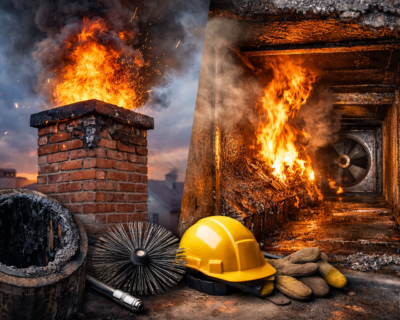Warum Kamine und Lüftungsanlagen zur unterschätzten Brandquelle werden! – Wenn der Brand im Verborgenen entsteht