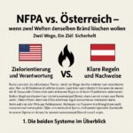 NFPA vs. Österreich – wenn zwei Welten denselben Brand löschen wollen
