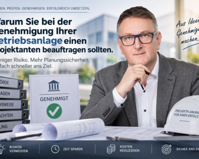 Warum Sie bei der Genehmigung Ihrer Betriebsanlage einen Projektanten beauftragen sollten