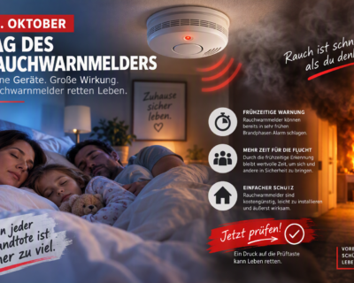 Tag des Rauchwarnmelders: Warum die ersten Minuten über Leben und Tod entscheiden